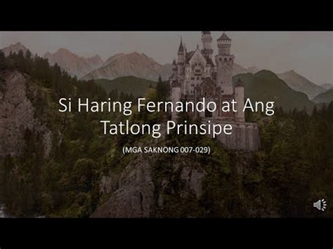 ibong adarna saknong 7-29|Si Haring Fernando at Ang Tatlong Prinsipe .